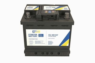 АКУМУЛЯТОР CARTECHNIC 12V 52AH/470A ULTRA POWER P+