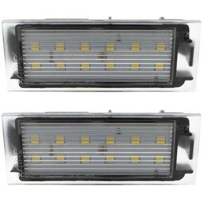 RENAULT MEGANE 2 LAGUNA III 3 LEMPUTĖS VALSTYBINIO NUMERIO LAIKYKLIS LED 