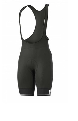 Spodenki rowerowe z szelkami ALÉ CORSA BIB SHORTS czarne - XXL