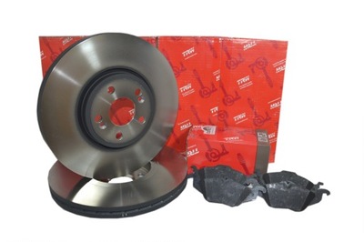 DISCS PADS BRAKE REAR TRW BMW 1 120 D 177KM  