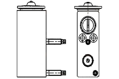 Behr hella service 8uw 351 234-461 клапан розширювальний система кондиціонера [behr hella] фото №1