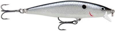 WOBLER RAPALA FLAT RAP 8cm SILVER na sandacza