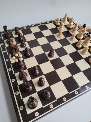 szachy 2w1 szachy i warcaby 35cm x 35cm pudełko