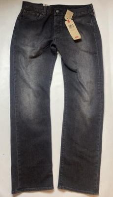 Levi's 501 STRAUSS LEVIS Spodnie Jeansy W 34 L 32