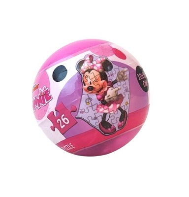 Mini puzzle w kuli. Disney Myszka Minnie 10x15 cm