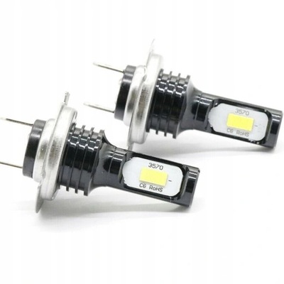 2X ЛАМПОЧКИ АВТОМОБИЛЬНЫЙ LED (СВЕТОДИОД ) H7 80W 3200LM 6000K