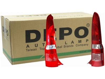 Лампы задняя fiat panda ii 03-13 liftback фото №1