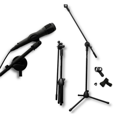 statyw mikrofon dynamiczny wokal muzyka