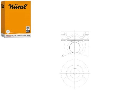 PISTÓN DEL MOTOR JUEGO Z PIERSC JUEGO Z PIERSCIENIAMI OPEL FM NURAL NURAL  