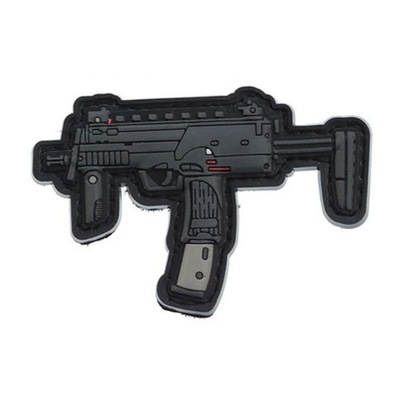 EMBLEMAT PATCH NASZYWKA Z RZEPEM PISTOLET MP7