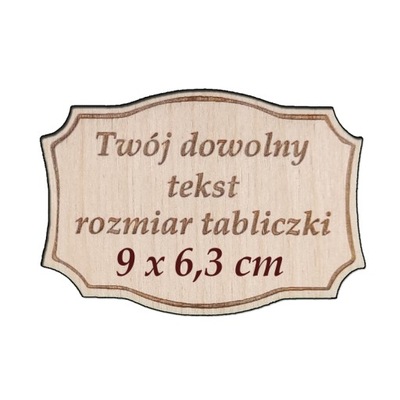 Tabliczka drewniana z napisem grawer Kocham Cię Love