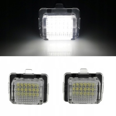 Mercedes s-klasa w221 підсвітка номерного знака led фото №1