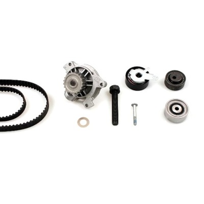 Hepu pk05741 насос водяная + набор ремень распределительного вала фото №1