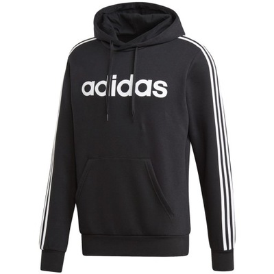 Bluza adidas Essentials 3S PO FL czarna DQ3096 XL