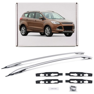 Ford kuga mk2 2 2013-2019 рейлінги дахові сріблястий dj5z7855100ba фото №1