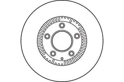 Trw гальмівні диски гальмівні 2szt mazda перед mpv trw фото №1