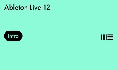 Ableton Live 12 Intro oprogramowanie DAW do produkcji muzyki