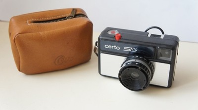 Klasyk aparat analogowy CERTO SL 110 w etui