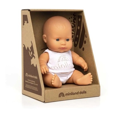 Hiszpańska lalka Miniland Baby 21cm EUROPEJKA 31122