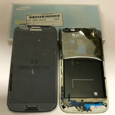 Oryginał WYŚWIETLACZ LCD RAMKA SAMSUNG S4 i9505