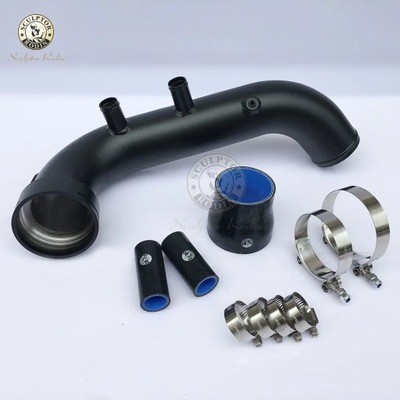 INTAKETURBO CHARGE PIPE COOLING НАБІР FOR BMW N54 BLACK -- CHARGE PI~31488