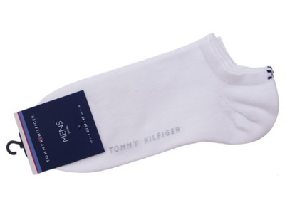 Tommy Hilfiger Stopki Męskie 2-Pack Biały 39-42 342023001 300 039