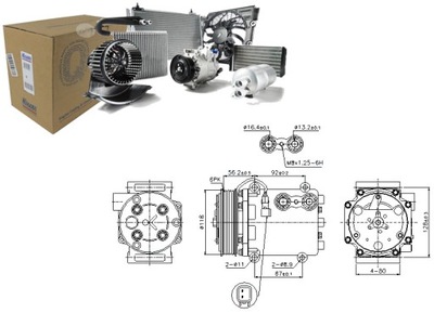Nissens 89551 компрессор, кондиционер фото №1