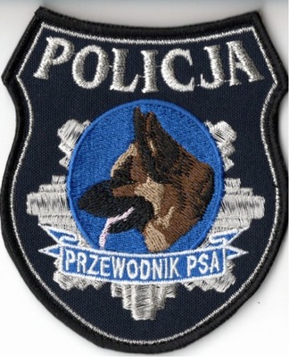 Naszywka Przewodnik Psa Policja