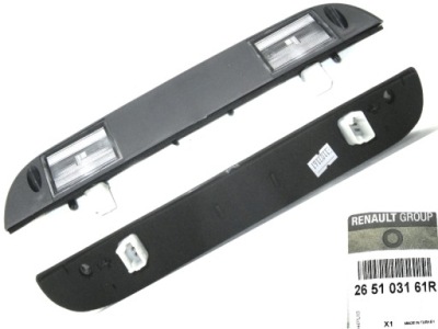 Лампа номерного знака регистрационный kangoo ii 08- oryg фото №1