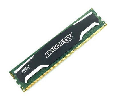 Pamięć RAM CRUCIAL Ballistix Sport DDR3 4GB 1600MHz CL9 błędy MemTest