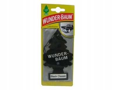 WUNDER BAUM CHOINKA ZAPACHOWA BLACK CLASSIC CZARNA