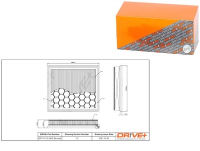 ФИЛЬТР ВОЗДУХА SAAB 1.9D 07-15 9-3 DRIVE+