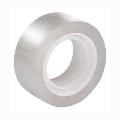 TAŚMA KLEJĄCA BIUROWA PRZEZROCZYSTA BEZBARWNA