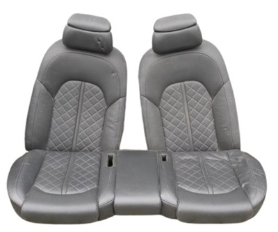 Заднє сидіння задня задня шкіра підігрів audi a8 d4 фото №1