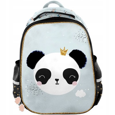 Plecak Szkolny Panda do 1 klasy Paso PP23PQ-565