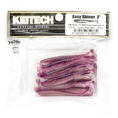 Keitech Easy Shiner 2'' 1g LT#34T COSMOS/PEARL 12s