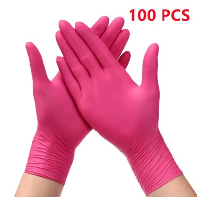 50/100 szt. Jednorazowe rękawiczki nitrylowe Rękawiczki lateksowe