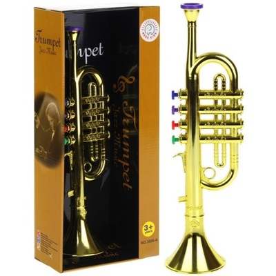 TRĄBKA dla DZIECI zabawka TRĄBKI instrument Muzyka TRUMPET