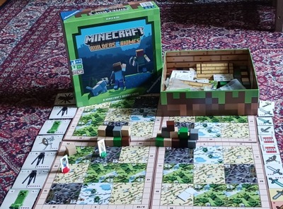 Minecraft Builders & Biomes Gra planszowa Ravensburger