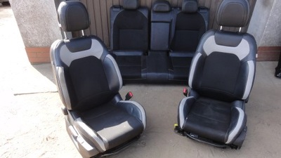 Citroen ds4 13r сидіння перед заднє сидіння задня напівшкіра фото №1