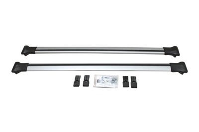 DE VIGA PARA RELINGOW DE ALUMINIO PLATEADO NISSAN QASHQAI I J10 2007-2014  