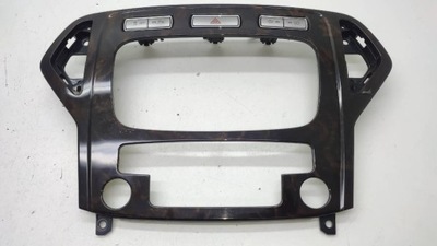 Рамка радіо консолі dekor панель аварійних ford moneo iv mk4 7s7118522 фото №1