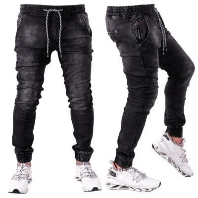 Spodnie joggery jeansowe męskie PROX r.32