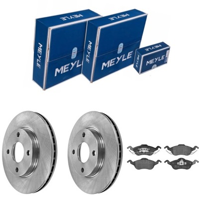 Тормозные диски+ тормозные колодки перед ford focus i 1.4/1.6/1.8 1998- фото №1