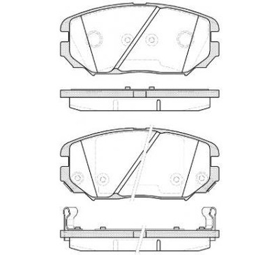 Roadhouse тормозные колодки тормозные hyundai grandeur фото №1