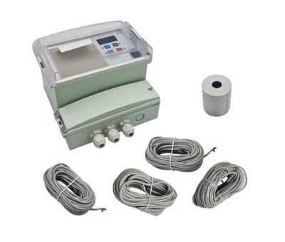 Termograf реєстратор температури esco dr202+ 4 датчики świadectwo фото №1