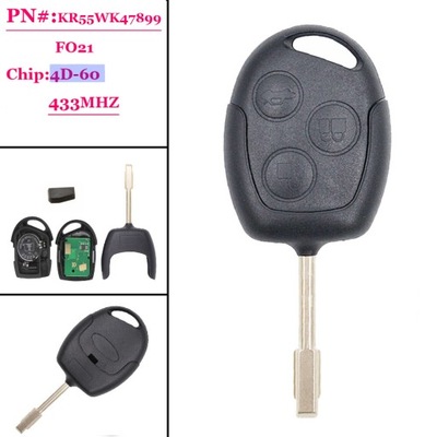 Pilot ключ ford 433mhz 4d63 40bit фото №1