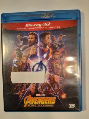 Avengers wojna bez granic blu ray 3d