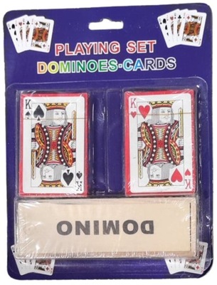 Karty do gry 2 talie + Domino