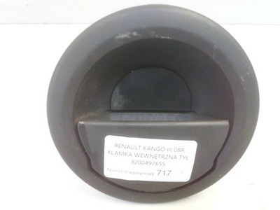Renault kangoo ii 08 ручка внутренняя задняя 8200497655 фото №1